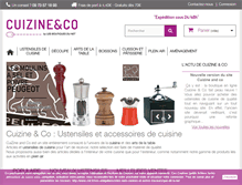 Tablet Screenshot of cuizine-and-co.com